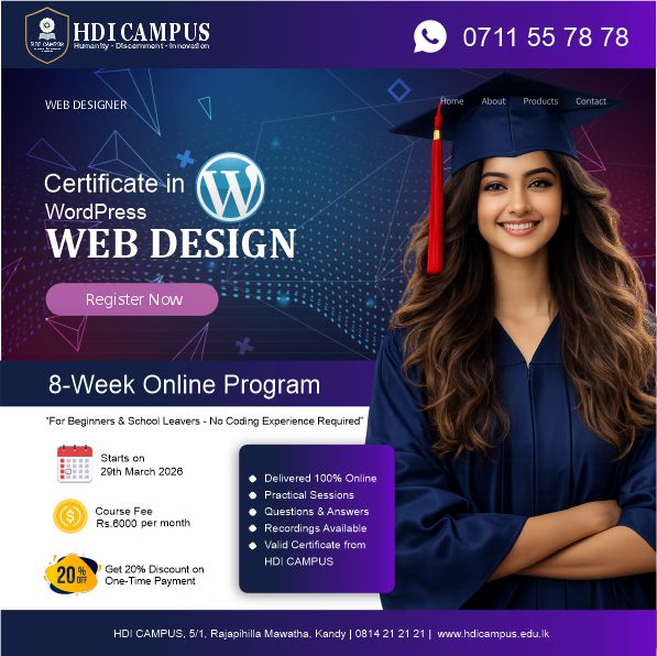 Certificate in WordPress Web Design - HDI CAMPUS